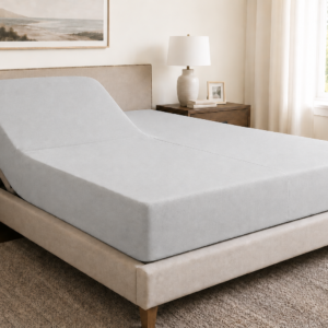 Light Grey Zipper Split Sheet – Sleep Tight Stays Tucked In, All Night Long