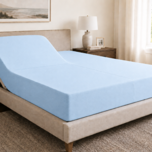 Sky Blue Zipper Split Sheet – Sleep Tight Stays Tucked In, All Night Long
